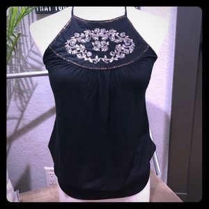 Black Twenty One Halter Top
